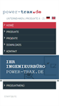 Mobile Screenshot of power-trax.de