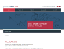 Tablet Screenshot of power-trax.de